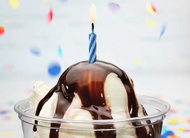 Includes a special birthday treat. (Surprise!)