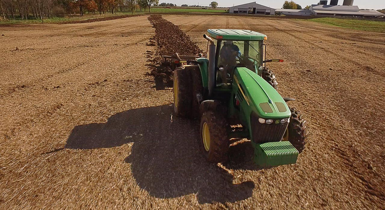 Mathes Dairy Farm tractor.