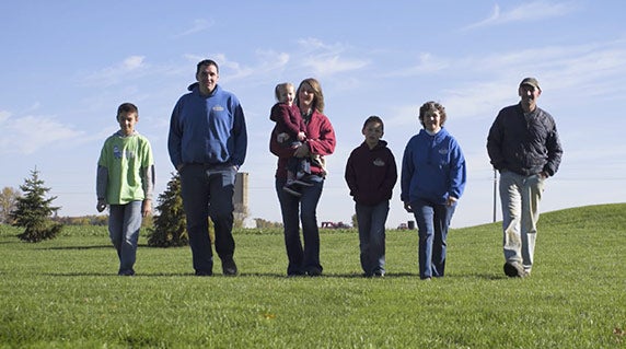 Farm family