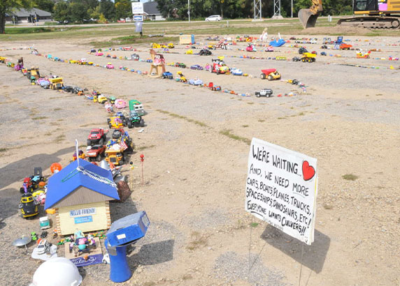 The line of toy cars grows at Little Culver’s  