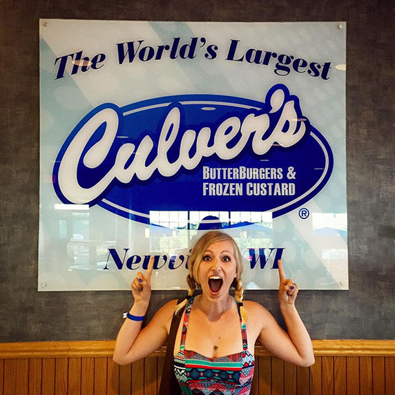 One of our biggest fans at the largest Culver's.
