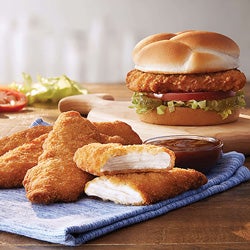 Chicken Tenders and Crispy Chicken Sandwich