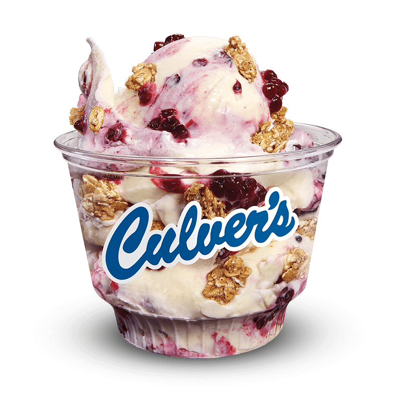 Culver's ice cream 2025 calories