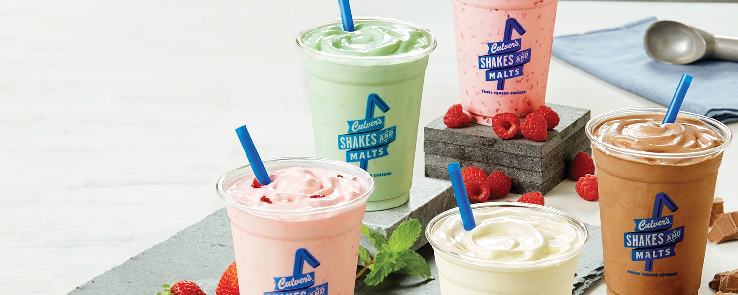 Culver’s Shakes, Malts and Floats