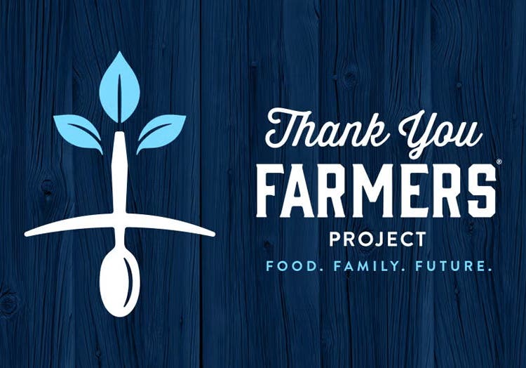 Thank You Farmers Project. Food. Family. Future.