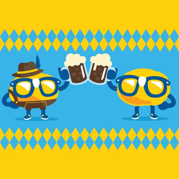 Curdis and Kurdis Von Cheese cheers Root Beer mugs.