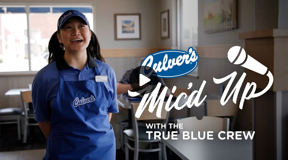 Watch our True Blue Crew in action as they're mic'd up in-restaurant.