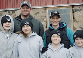 Wisconsin Dairy Farmer Family