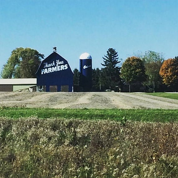 Blue barn