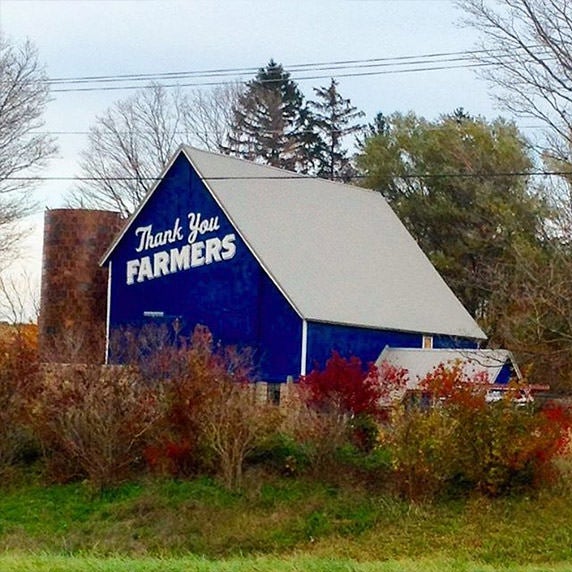 Blue barn