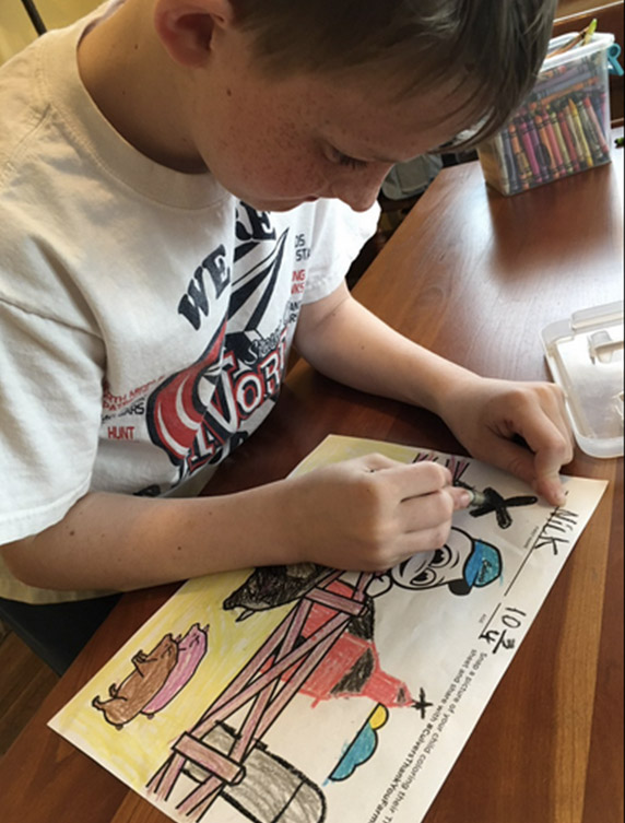 Kid coloring